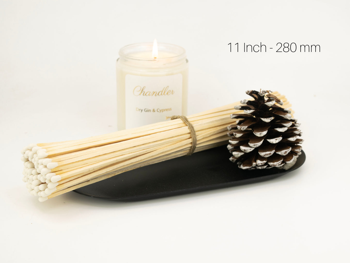 11" Inch White Extra Long Wooden Matchsticks for Home Decor Wedding Favors Crafts Matchbox Refill Safety Matches Bulk Wholesale Loose