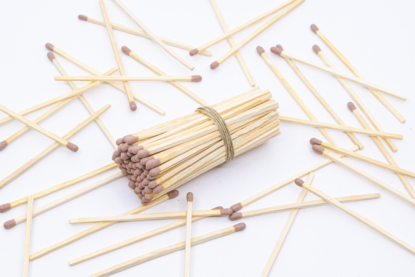4" Brown Tip Wooden Matchsticks for Home Decor, Wedding Favors, Crafts, Matchbox Filling, Refill, Safety Matches, Bulk, Loose, 4 Inches Wholesale