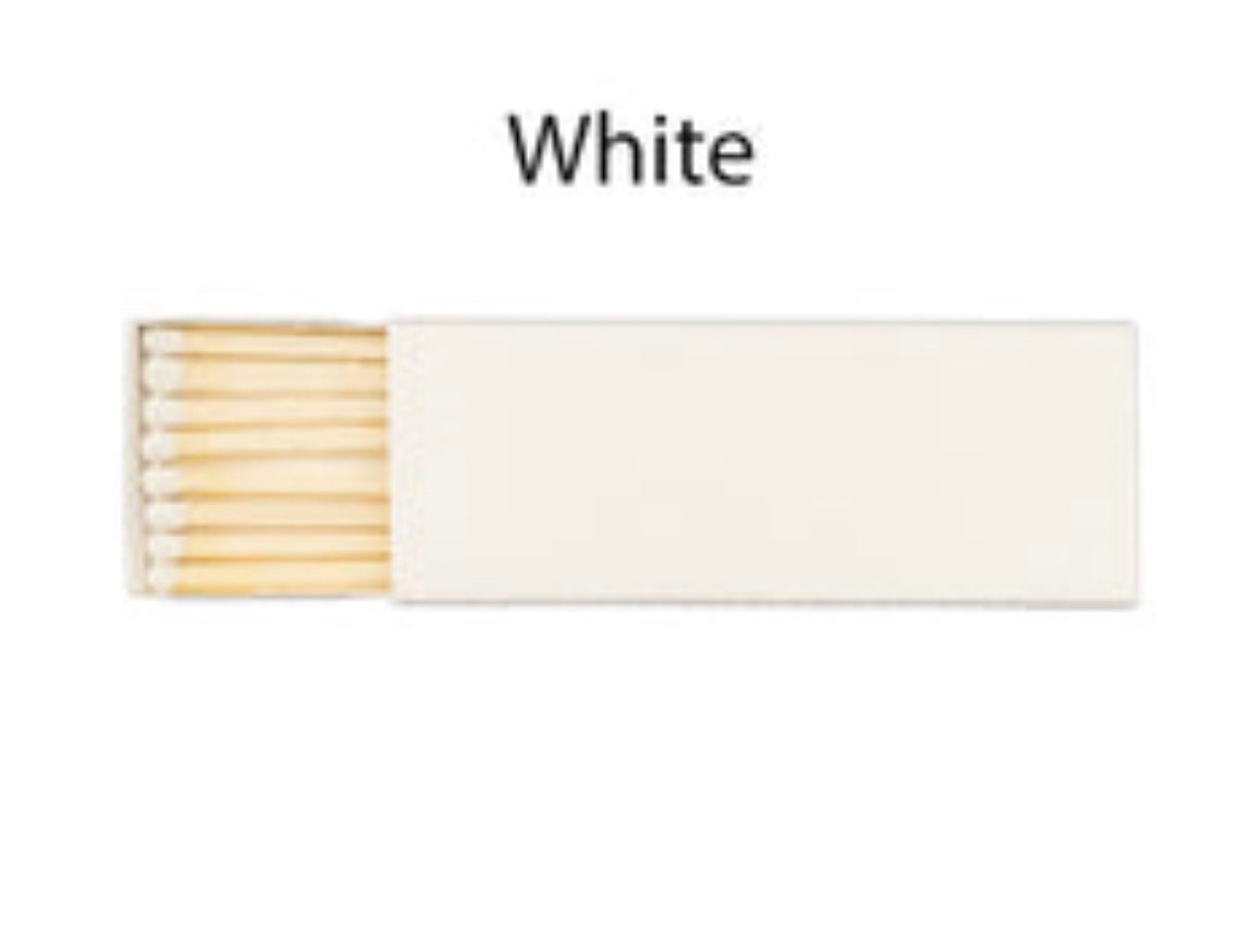 3" Long Wooden Matchstick Bundles - White Matches