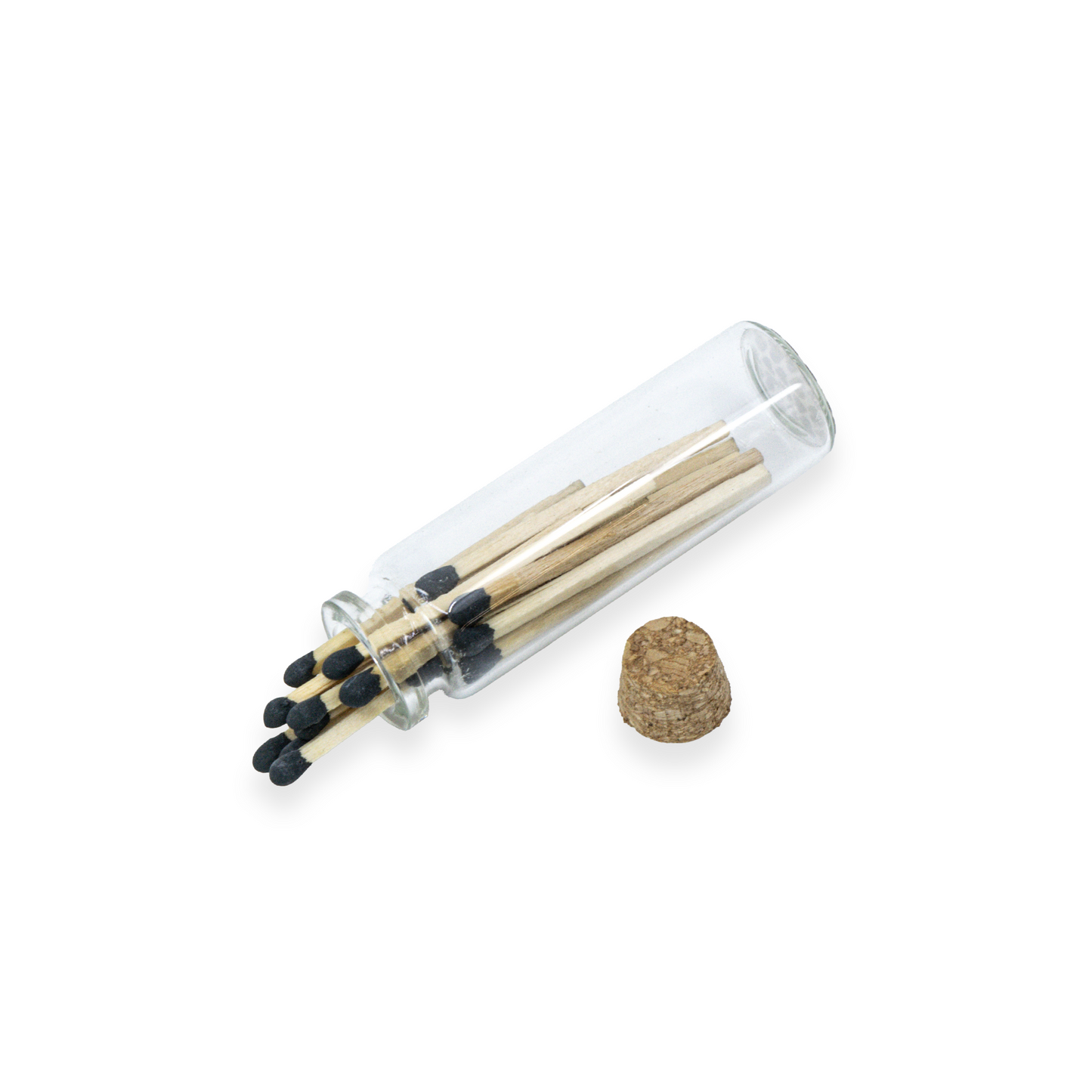 2" Inch Matchsticks in a Decorative Cork Vial glass - Matches Bottle Matchsticks - 20 or 40 Matches Bottles