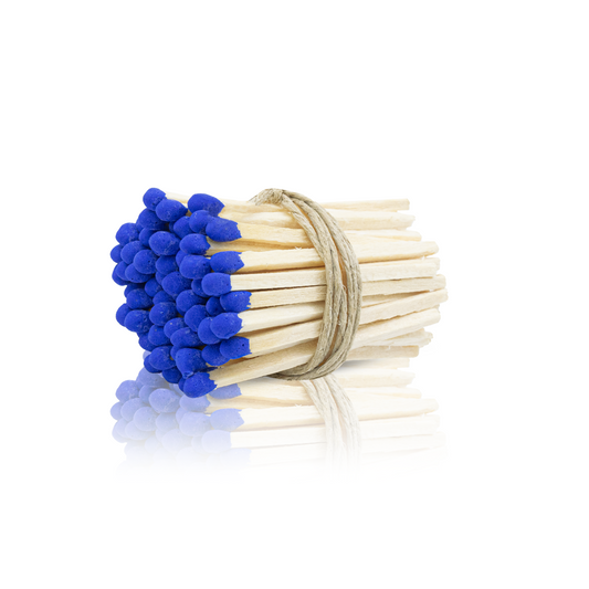 2" Blue Tip Wooden Matchsticks - Safety Matches, Bulk, Loose, 2 Inches Wholesale