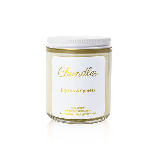 Dry Gin & Cypress Scented Soy Candle