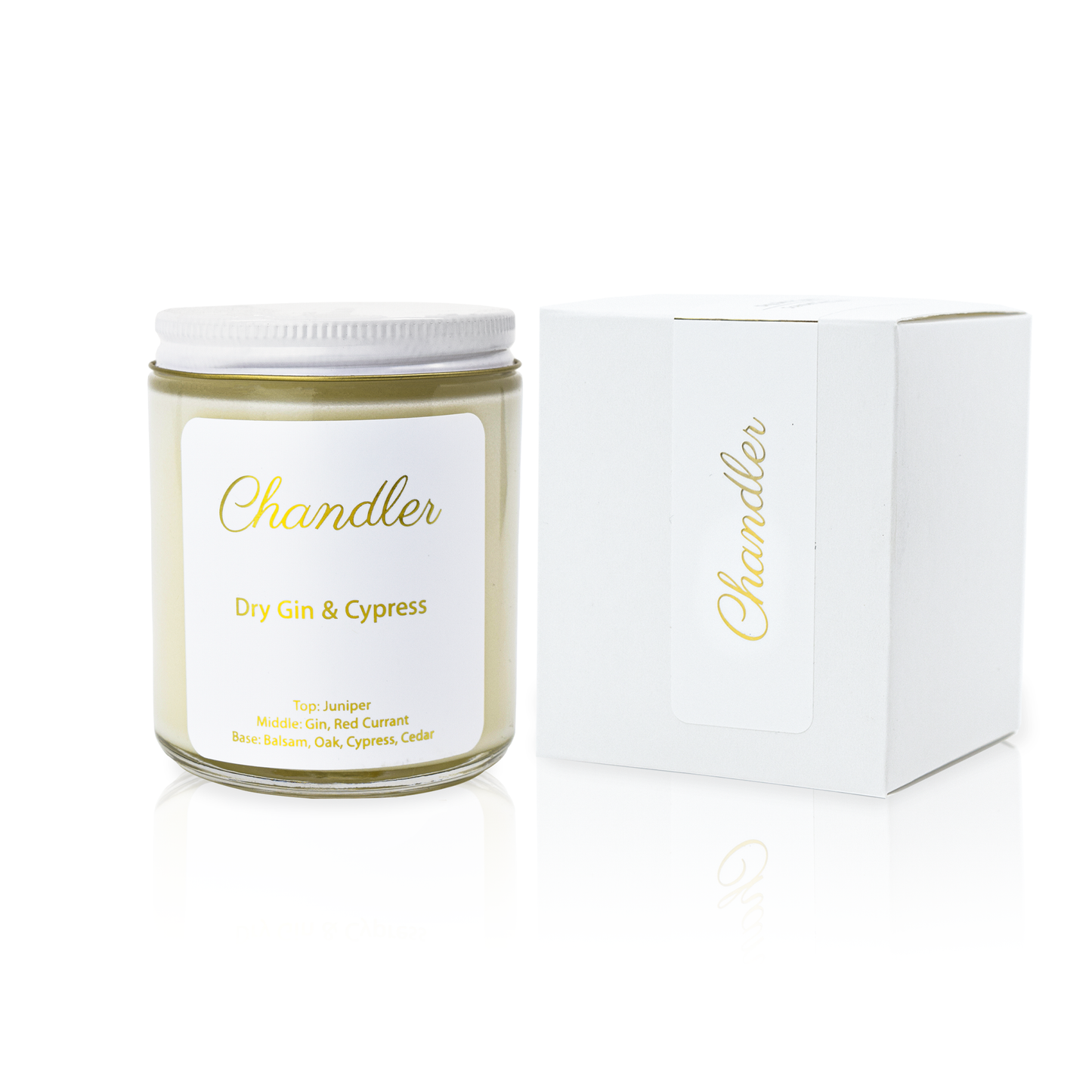 Dry Gin & Cypress Scented Soy Candle
