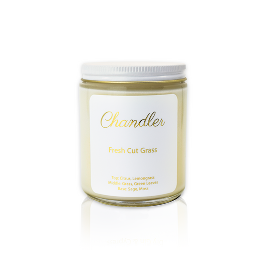 Fresh Cut Grass Scented Soy Candle