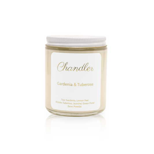 Gardenia & Tuberose Scented Soy Candle
