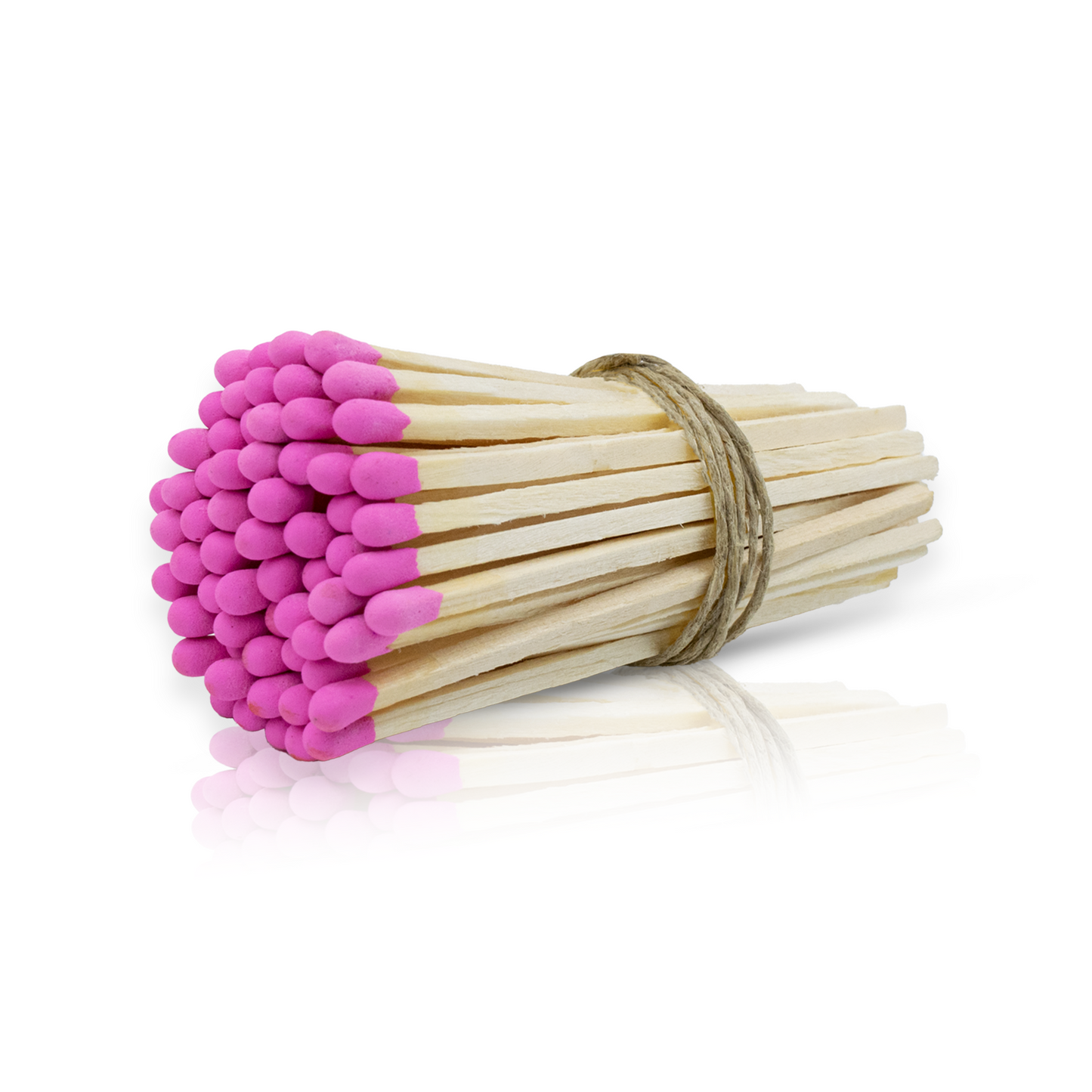 4" Pink Tip Wooden Matchsticks for Home Decor, Wedding Favors, Crafts, Matchbox Filling, Refill, Safety Matches, Bulk, Loose, 4 Inches Wholesale
