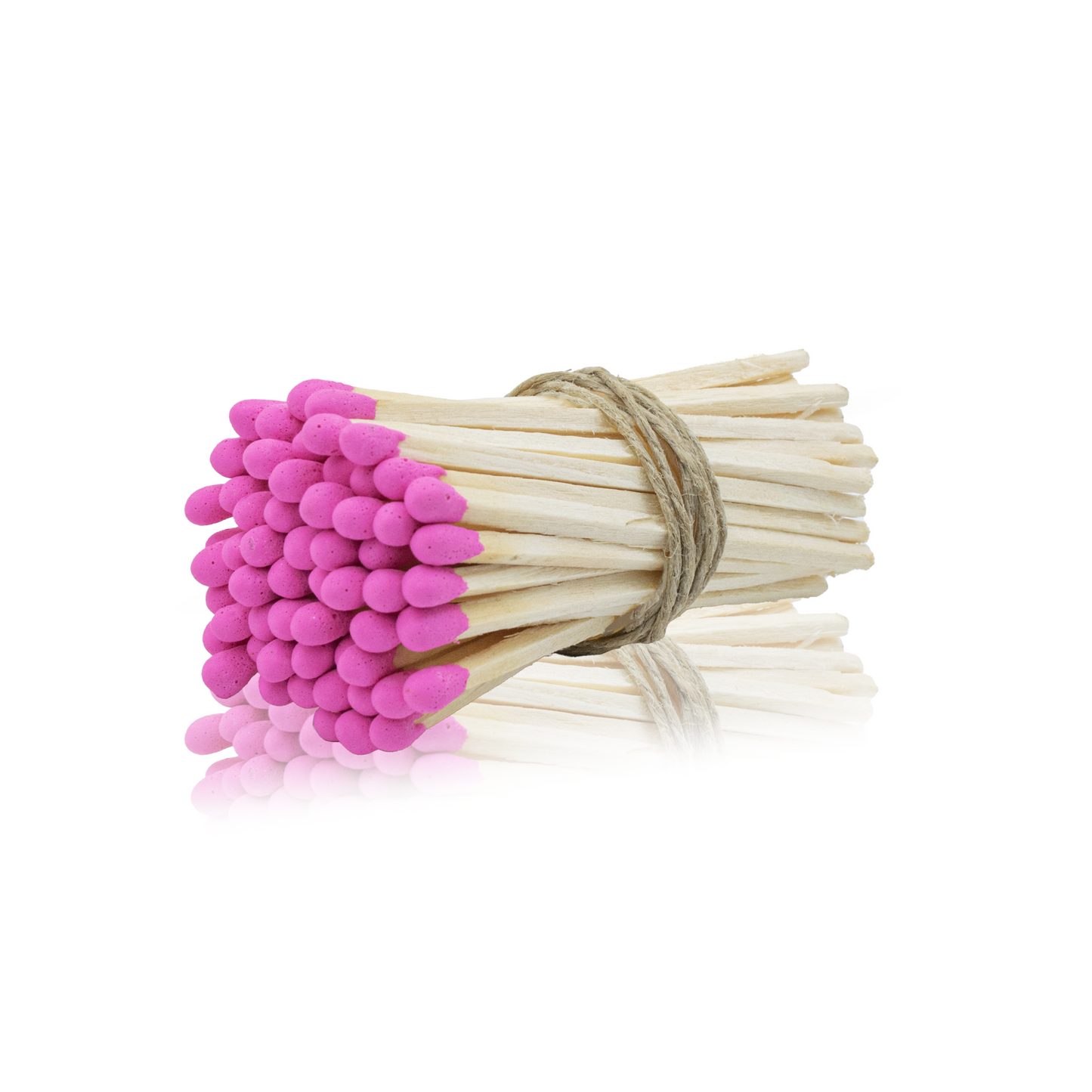 3" Long Wooden Matchstick Bundles - Pink Matches