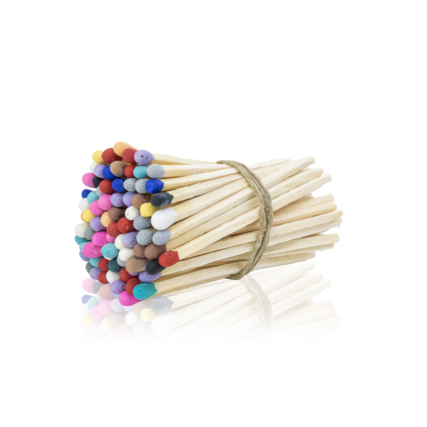 3" Long Wooden Matchstick Bundles - Rainbow Matches