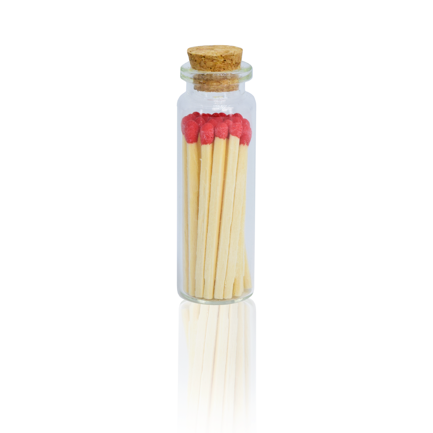 2" Inch Matchsticks in a Decorative Cork Vial glass - Matches Bottle Matchsticks - 20 or 40 Matches Bottles