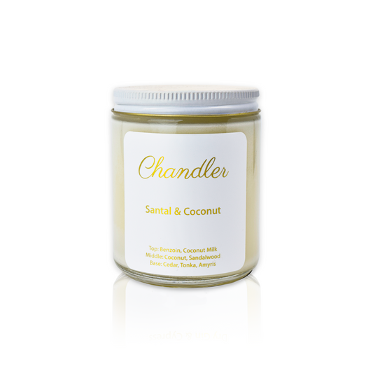 Santal & Coconut Scented Soy Candle