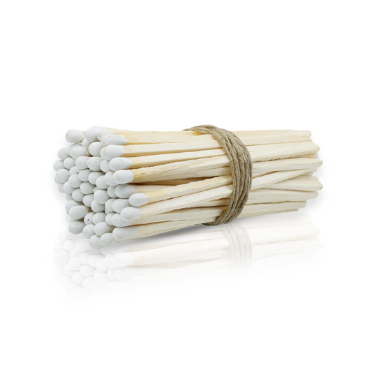 4" White Tip Wooden Matchsticks for Home Decor, Wedding Favors, Crafts, Matchbox Filling, Refill, Safety Matches, Bulk, Loose, 4 Inches Wholesale