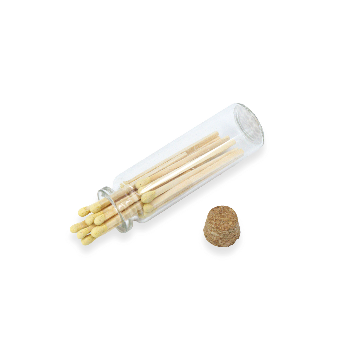 2" Inch Matchsticks in a Decorative Cork Vial glass - Matches Bottle Matchsticks - 20 or 40 Matches Bottles