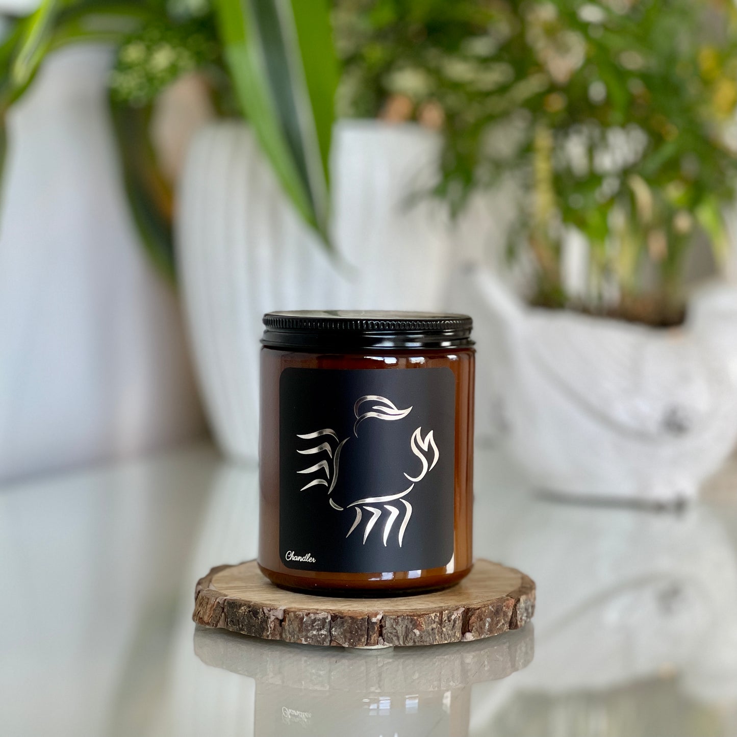 Cancer Zodiac Sign - Scented Soy Candle - Personalized Birthday Gift - Chandler Studio
