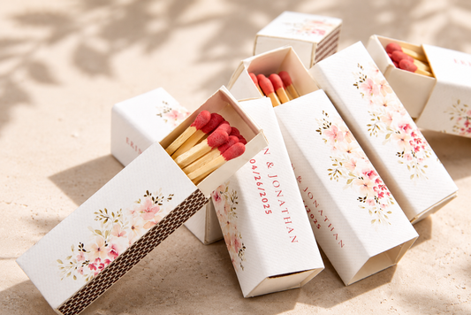Personalized Wedding Matchboxes: A Timeless Wedding Favor Your Guests Will Love