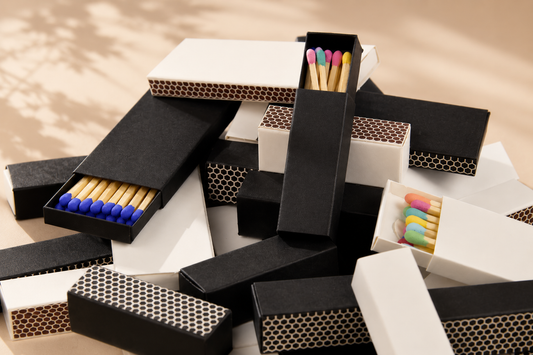 Blank Matchboxes for Custom Branding, Events, and Product Packaging