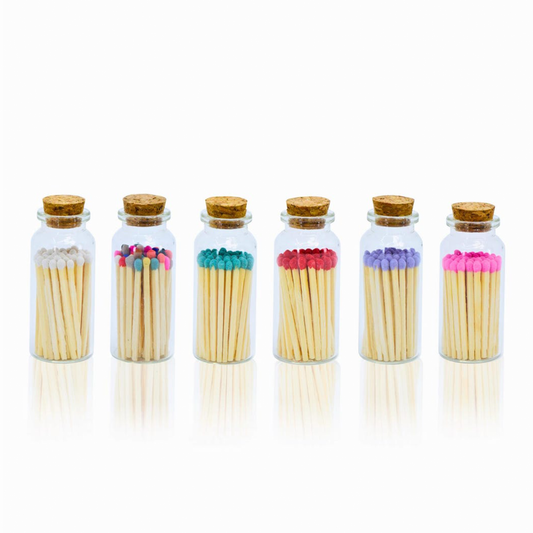 Little Match Bottles – Wedding Match Bottle – Decorative Match Jar with Striker Bottom