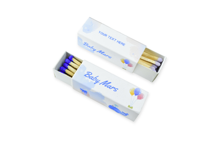 Personalized Baby Shower Matchboxes – Set of 10 - 2" | Design 4