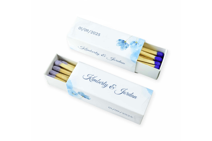 Personalized Wedding Matchboxes – Set of 10 -  2" | Design 4