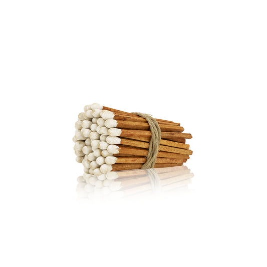 2" Long Brown Stem / White Tip Wooden Matchsticks - Safety Matches, Bulk, Loose, 2 Inches Wholesale