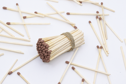 3-Inch Loose Matchsticks – Brown Tip Wooden Safety Matches