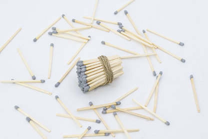 2-Inch Loose Matchsticks – Gray Tip Wooden Safety Matches