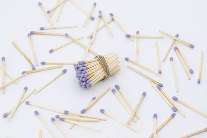 2-Inch Loose Matchsticks – Purple Tip Wooden Safety Matches