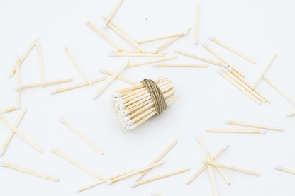 2-Inch Loose Matchsticks – White Tip Wooden Safety Matches