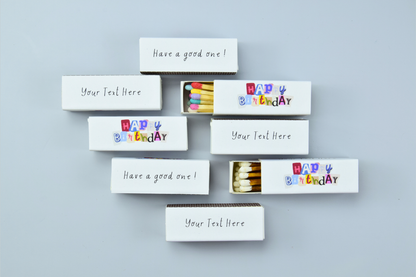 Personalized Birthday Matchboxes – Set of 10 -  2" | Design 1