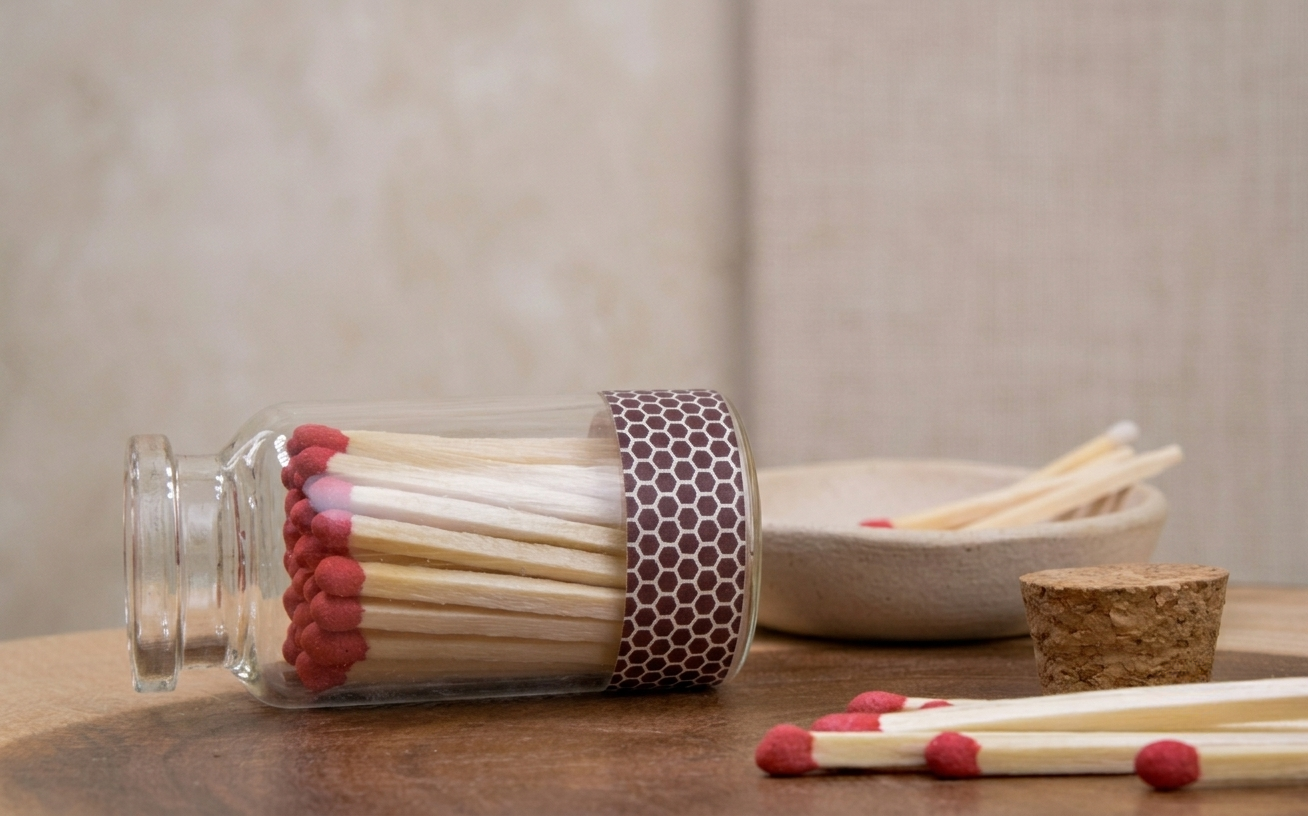 Adhesive Match Striker Sheets for Safety Matches | 8.5” × 11”