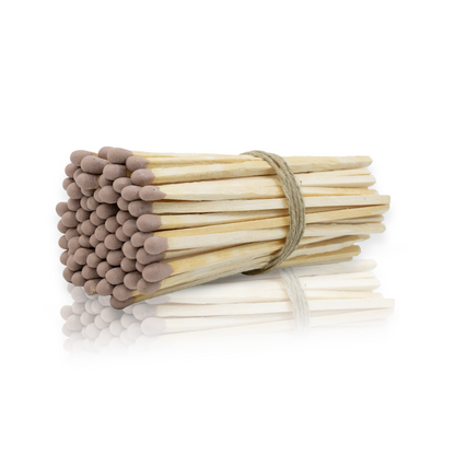 4-Inch Loose Matchsticks – Brown Tip Wooden Safety Matches