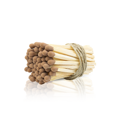 2-Inch Loose Matchsticks – Brown Tip Wooden Safety Matches