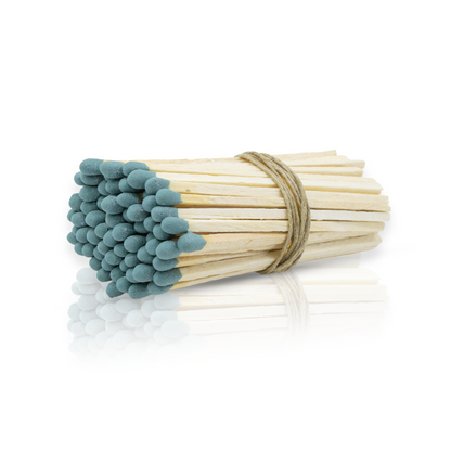 4-Inch Loose Matchsticks – Dark Green Tip Wooden Safety Matches