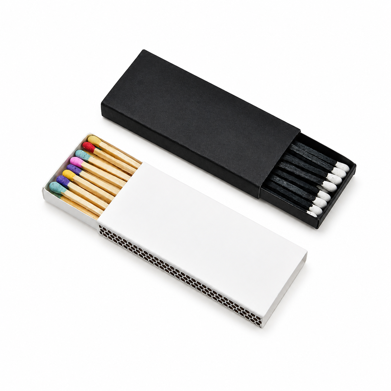 Blank 3” Matchboxes Filled with Matches
