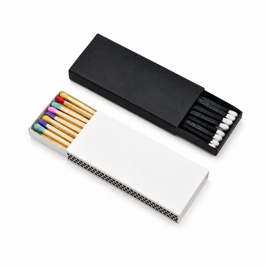 Blank 3” Matchboxes Filled with Matches