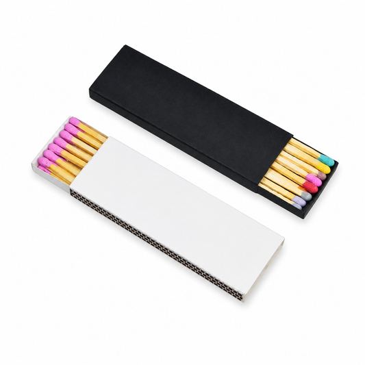 4" Blank Matchboxes – Filled with Matches