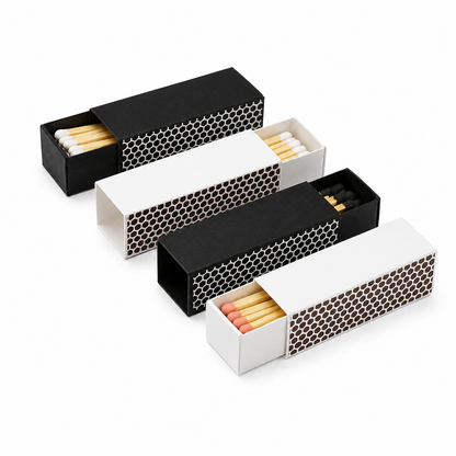 2" Blank 3-Sided Matchboxes – Filled with Matches
