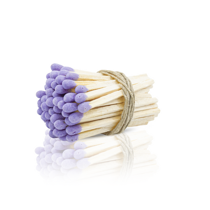 2-Inch Loose Matchsticks – Purple Tip Wooden Safety Matches