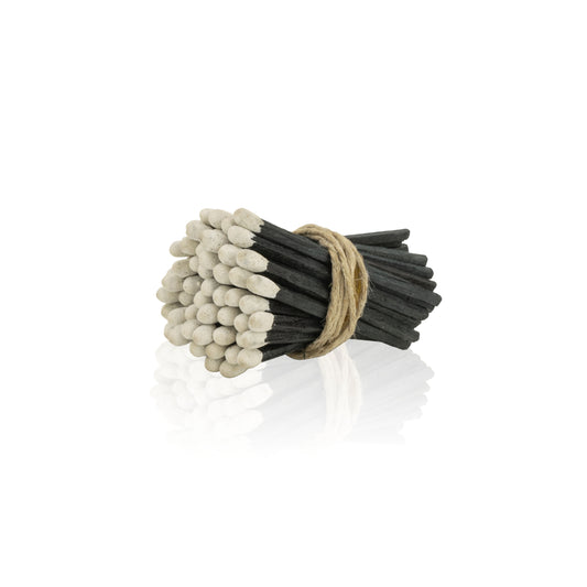 2" Long Black Stem / White Tip Wooden Matchsticks - Safety Matches, Bulk, Loose, 2 Inches Wholesale
