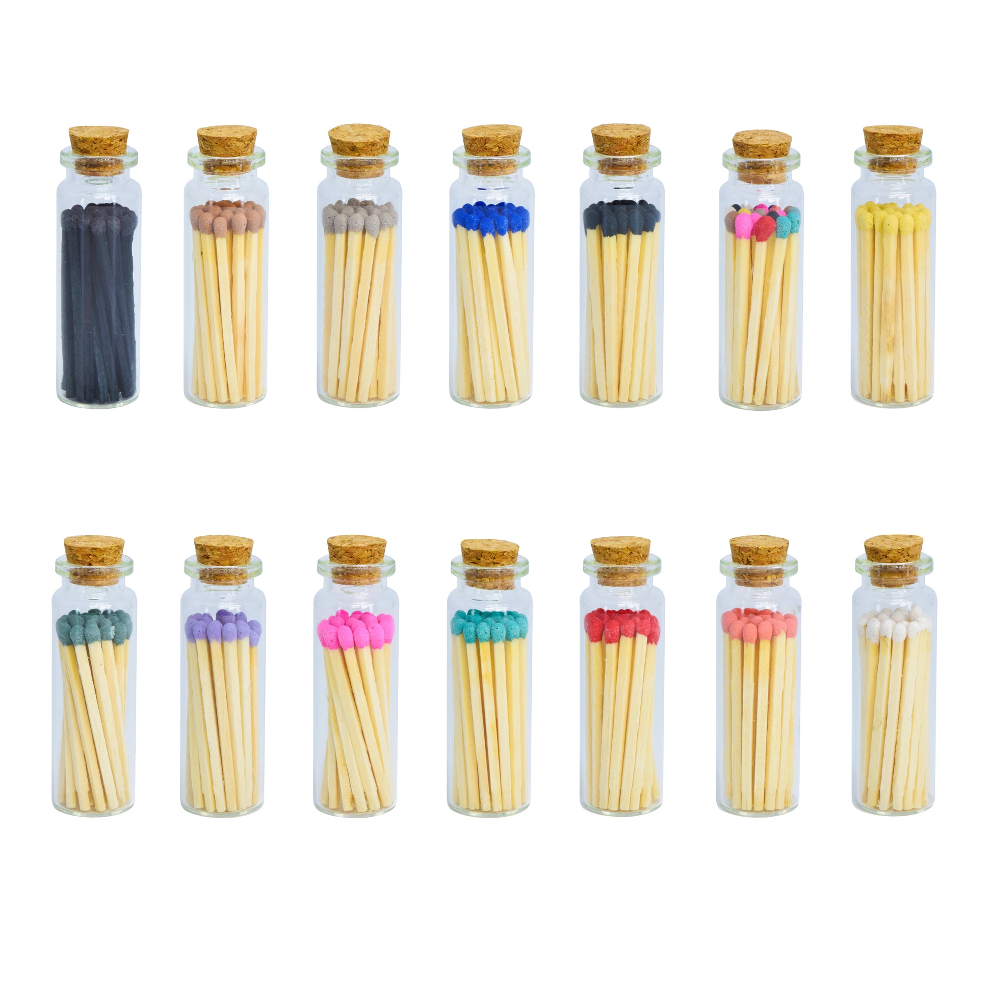 Fancy Wood Matches in Corked Vial – Enlighten the Occasion