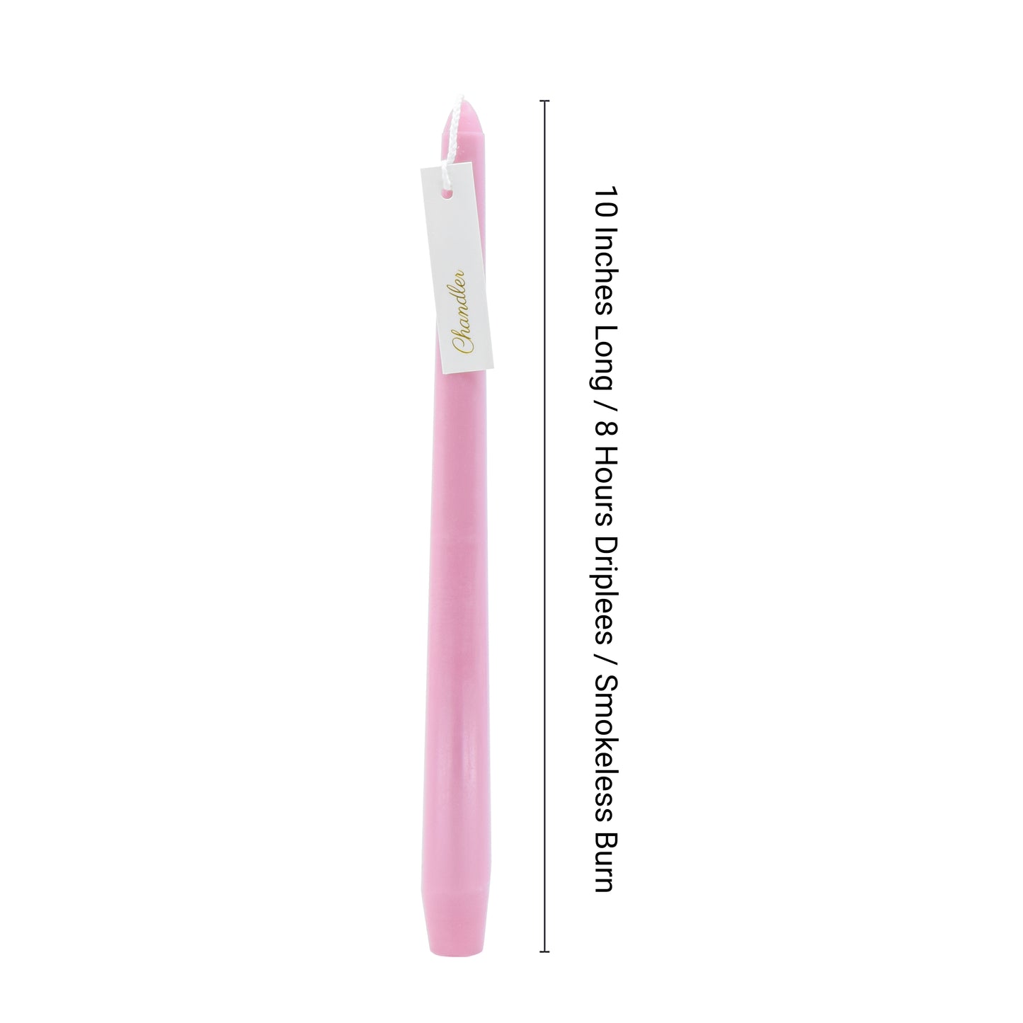 4 Scented Taper Candles / 10" Inch - 8 Hours Burn by Chandler Candle Studio - Chandler Studio